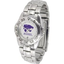 Kansas State Wildcats KSU NCAA Womens Steel Sports Watch ...