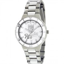 KC Royal wrist watch : Kansas City Royals Ladies Pearl Stainless Steel Watch