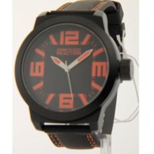 Kenneth Cole Men's Rk1245 Reaction Large Black Polyurethane Watch