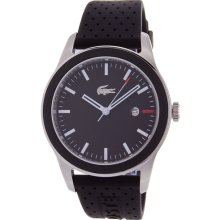 Lacoste 2010390 Advantage Black Dial Stainless Watch