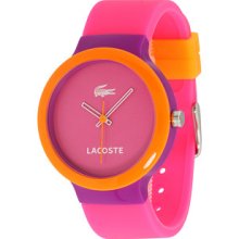 Lacoste GOA Pink Dial Pink Strap Unisex Watch 2020002