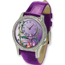 Ladies Ed Hardy Elizabeth Purple Band Watch