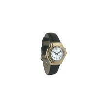 Ladies Royal Tel-Time One Button Talking Watch w/Leather Band