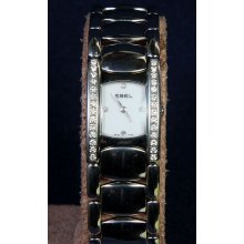 Ladies Stainless Steel Ebel Beluga Manchette Watch with Diamonds