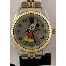 Ladies / Womens Disney Mickey Mouse Rolex Style Band Watch