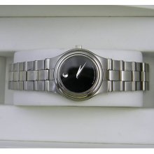 Lady's Movado Juro Stainless Steel Swiss Quartz Watch Mint