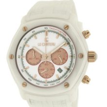 Le Chateau Unisex White Ceramic Watch-5855-whtrse