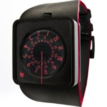 Lip Createur Prisca Briquet Men's Automatic Watch 1871832 With Black Leather Strap