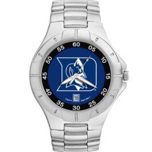 LogoArt NCAA Men's Pro II Bracelet Watch with Full Color Team Logo Dial NCAA Team: Duke