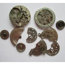 Lot Of Puw 1261 Automatic Gents Watch Movement Parts