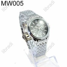 Luxury Dial Quartz Hand Man Woman Sport Dress Wrist Watch Steel Mw005