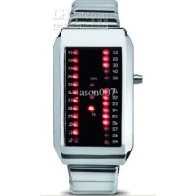 Luxury Sport Gift Digital Led Watch Quality Matrix Stainless Steel W