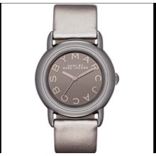 Marc By Marc Jacobs Mbm1220 Watch Marci Logo Silver Leather Women's $175.