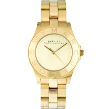 Marc By Marc Jacobs Blade Gold Watch Gold