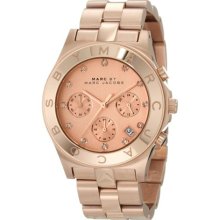 Marc Jacobs Blade Rose Gold Pink Dial Women's Watch MBM3102 [Watc ...