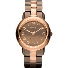 Marc Jacobs Mbm3171 Marci Mirror Brown Dial Two-tone Steel Ladies Watch