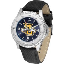 Marquette Golden Eagles Competitor AnoChrome-Poly/Leather Band Watch