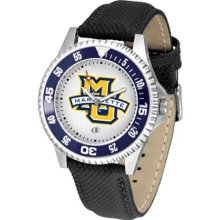 Marquette Golden Eagles Mens Leather Wrist Watch