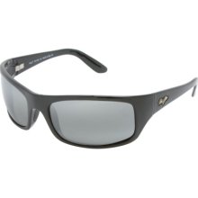 Maui Jim Peahi Sunglasses - Polarized Gloss Black/Neutral Gray, One Size