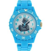 Me To You Tatty Teddy Analogue White Dial Blue Plastic Strap Watch Mty243a