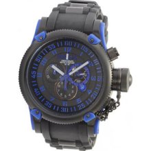 Men Invicta 518 Russian Diver Black Stainless Steel Russian DIver ...