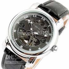 Men Leather Watches Mechanical Stainless Dive Jelly Mens Fashion Wir