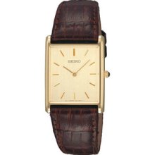 Men Seiko SFP606 Dress Dress Gold Tone Stainless Steel Case Gold Tone