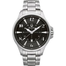 Mens Bulova Adventurer Watch in Stainless Steel (96B134) ...