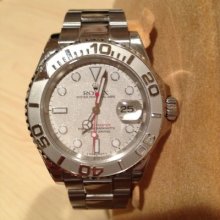 Men's Full Size Rolex Ss/platinum Yachtmaster 16622