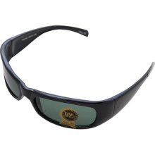 Men's Glass Black Sport Sunglasses