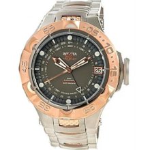 Men's LIMITED EDITION Subaqua GMT Automatic Stainless Steel Case and Bracelet Gr