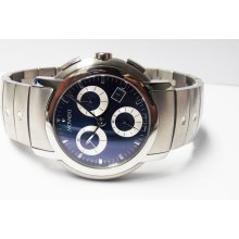 Men's Movado Stainless steel Chronogaph Watch 84 C5 1894 Retail $1800