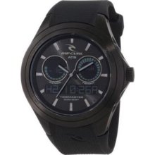 Men's Rip Curl Black Oceanside Tidemaster 2 Watch A1076-MID ...