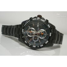 Mens Sportura Black Dial Chrono Quartz Chronograph Strap Mens Watch