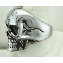 Mens Stainless Steel Skull Rings