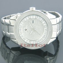 Mens Watches Super Techno Diamond Watch 0.12ct