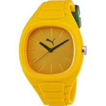 Men's yellow puma bubble gum watch pu102881007