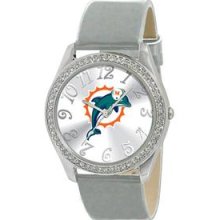 Miami Dolphins Ladies Glitz Watch