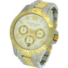 Michael Kors Chronograph Two Tone Ladies Watch Mk5455