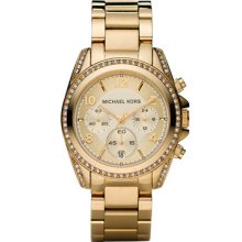 Michael Kors Golden Runway Watch with Glitz