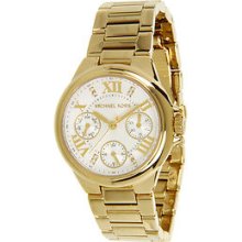 Michael Kors Mk5759 Mini Camille Multi Function Gold White Dial Watch