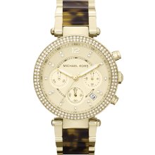 Michael Kors Women's Goldtone Gold Dial Watch MK5688