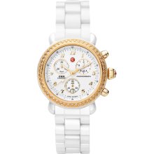 Michele CSX Ceramic Ladies Diamond Watch MWW03N000002