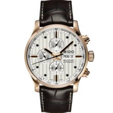 Mido M0056143603100 Watch Multifort Mens - Silver Dial Stainless Steel Case Automatic Movement