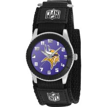 Minnesota Vikings Black Rookie Boy's / Ladies / Youth Unisex Watch By