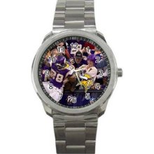 Minnesota Vikings Sport Metal Watch 01