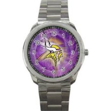 Minnesota Vikings Sport Metal Watch 05