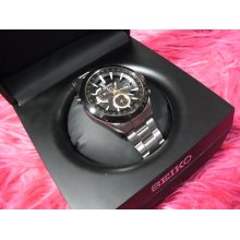 Mint Seiko Astron Sast005 Gps Solar Black & Gold Dial Wolrdwide Shipment