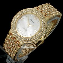 Mother Of Pearl Dial Geneva Ladies Or Men Watch Mv13mp