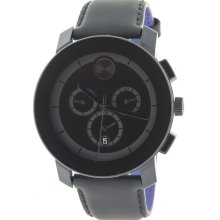 Movado Bold 3600014 Pvd Steel Quartz Watch Mens